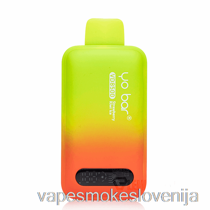 Vape Slovenija Yo Bar Vd8500 Za Enkratno Uporabo Jagodni Kivi Led